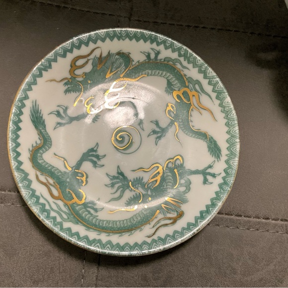 Miniature Oriental Tea Cup and Saucer - Picture 5 of 9